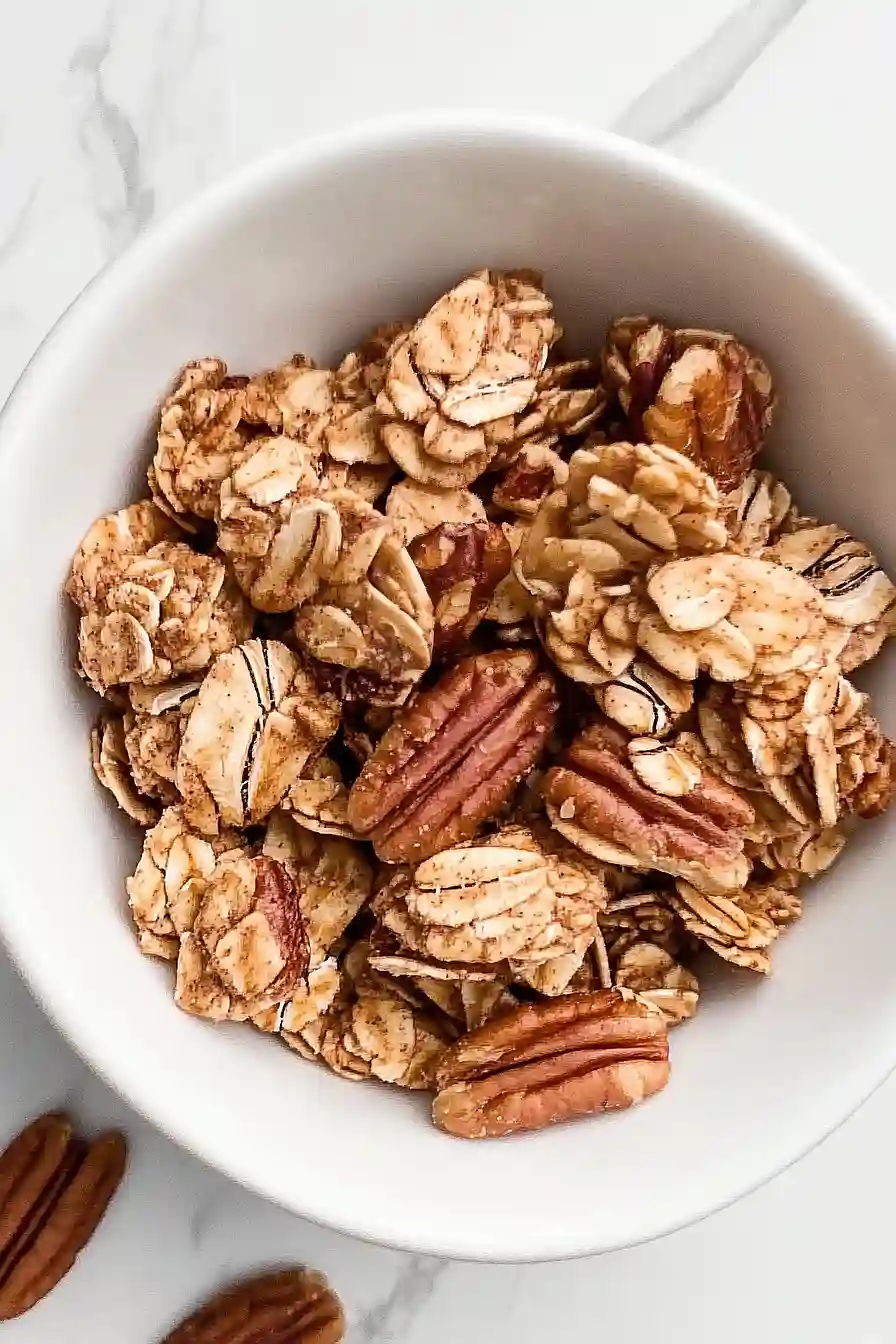 maple cinnamon pecan granola