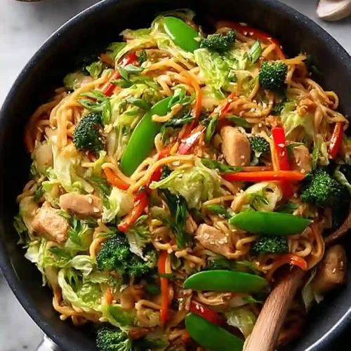 cabbage lo mein