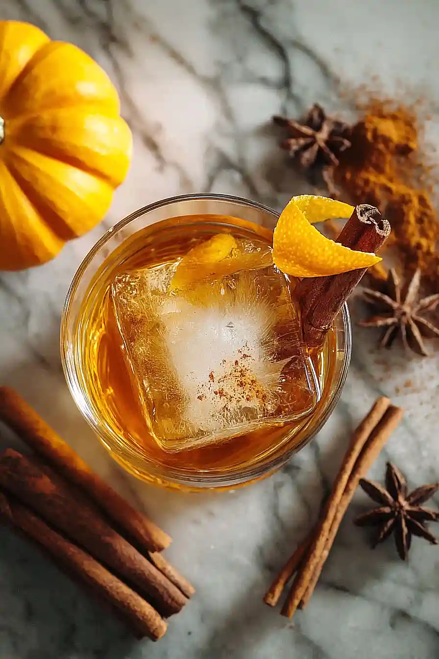 pumpkin spice old fashioned