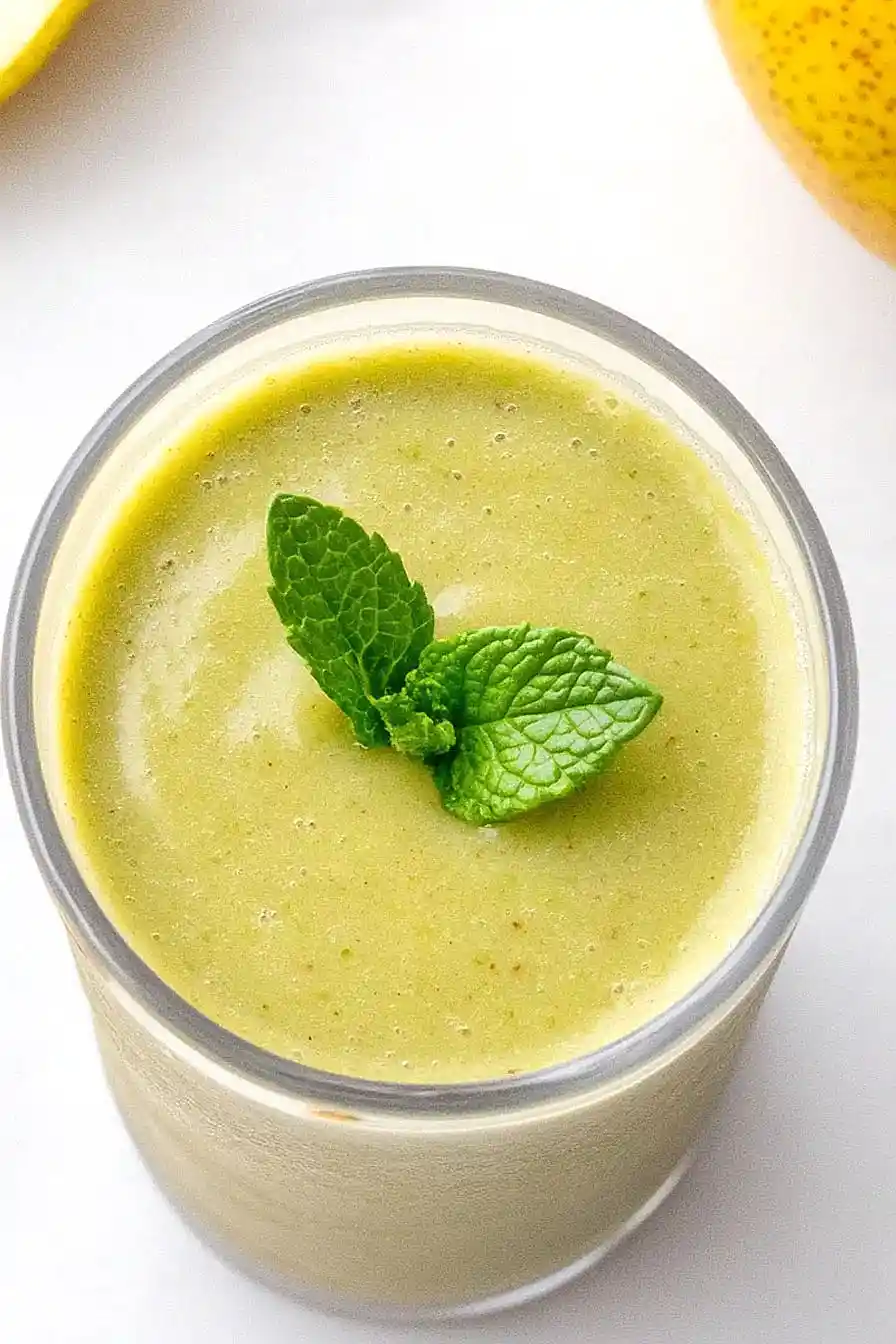 pear almond butter smoothie