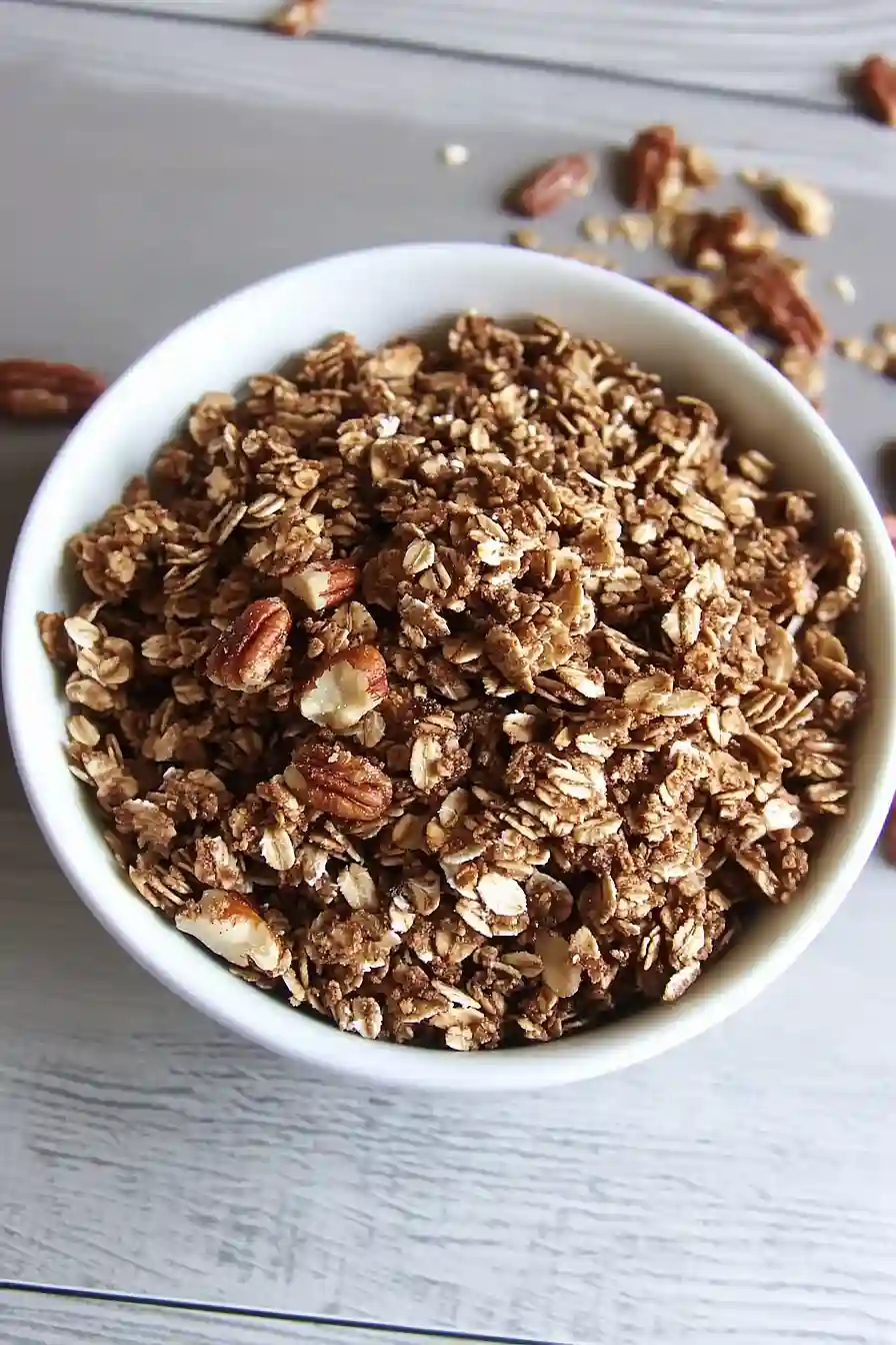 maple pecan granola