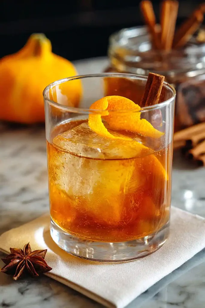 pumpkin spice old fashioned