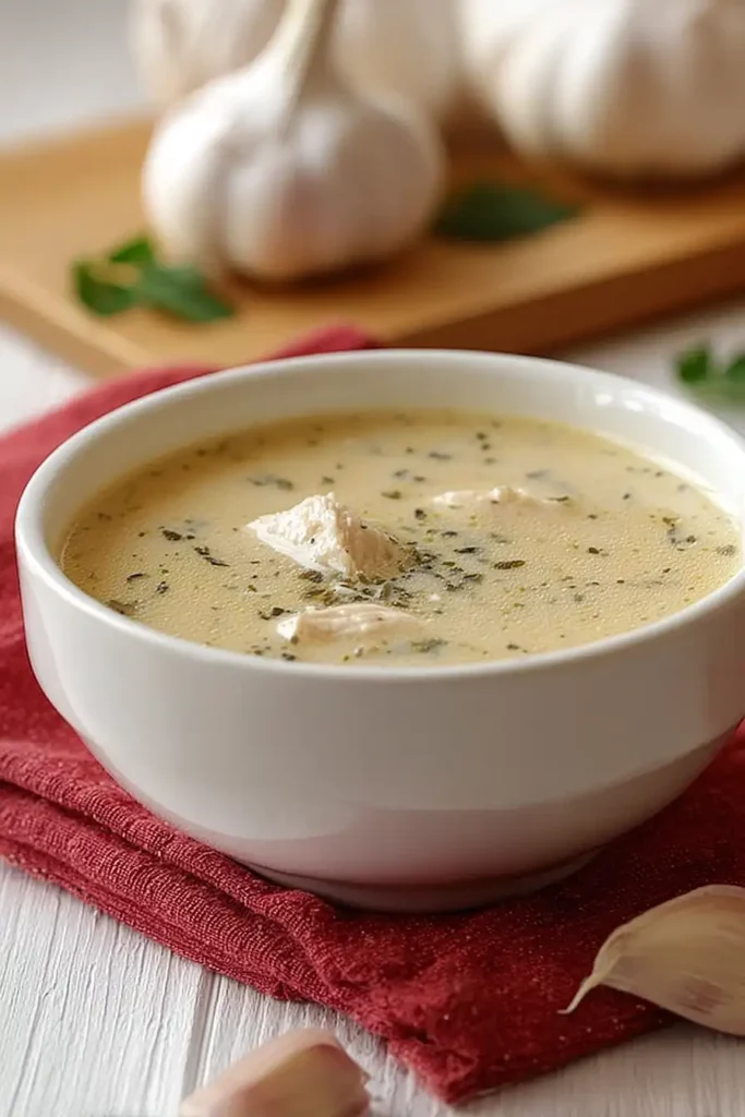 garlic chicken soup