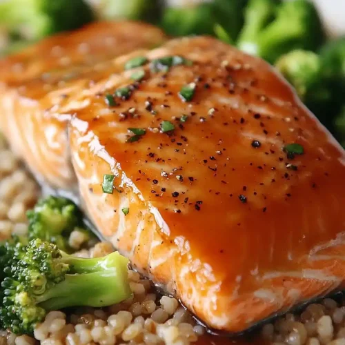 maple glazed salmon