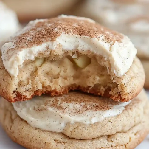apple cookies with cream cheese frosting