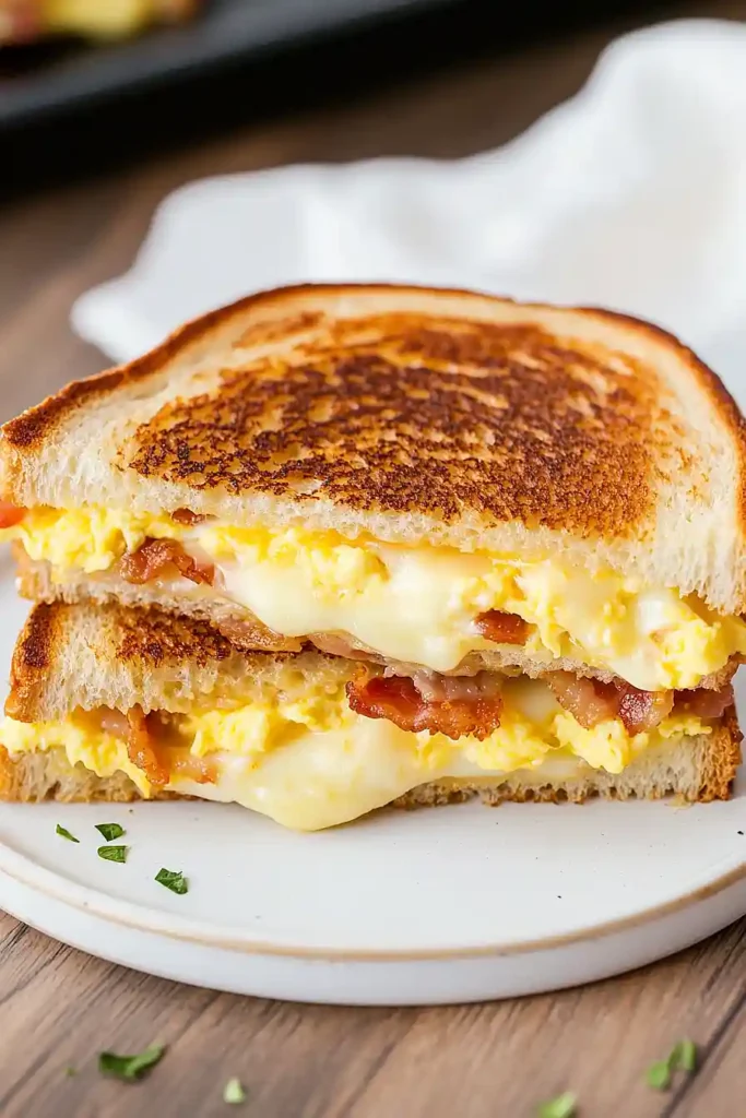 breakfast grilled cheese sandwich