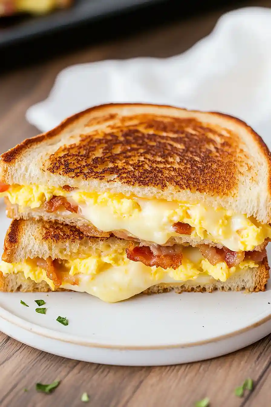 breakfast grilled cheese sandwich