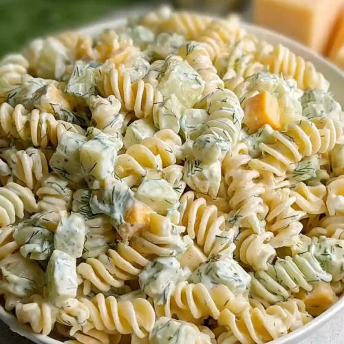 Dill Pickle Pasta Salad