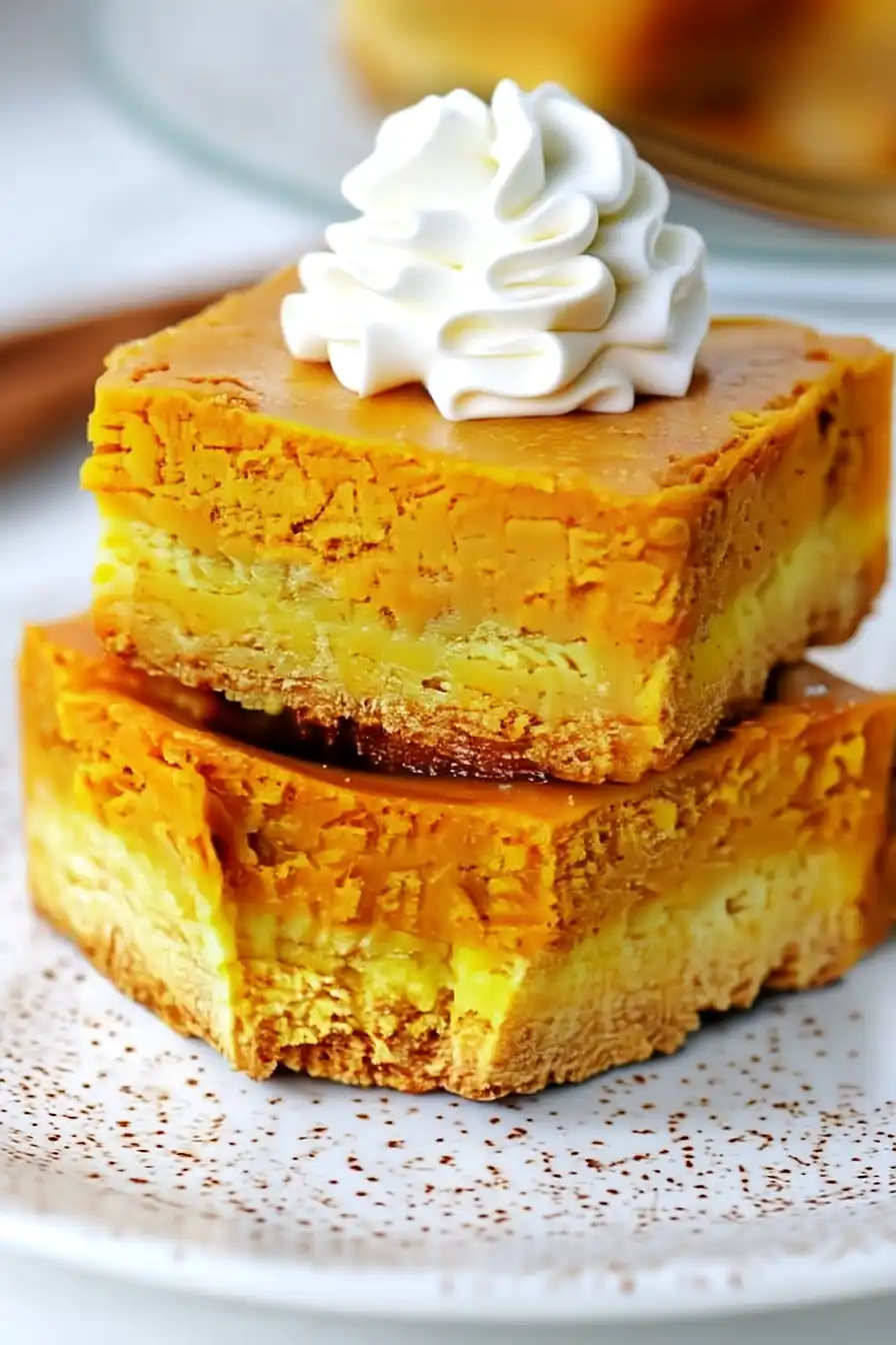 cake mix pumpkin bars