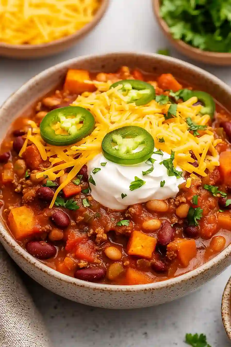 crockpot sweet potato chili 
