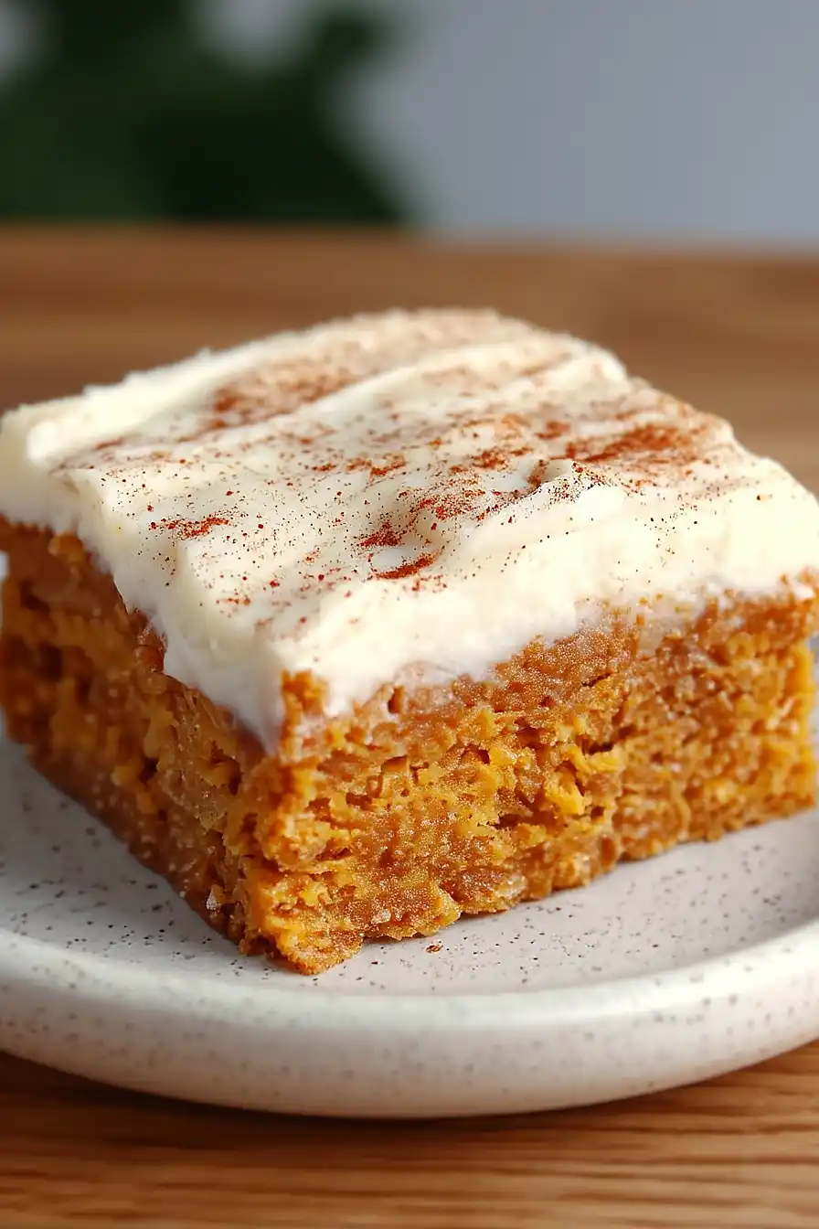 gluten free pumpkin bars