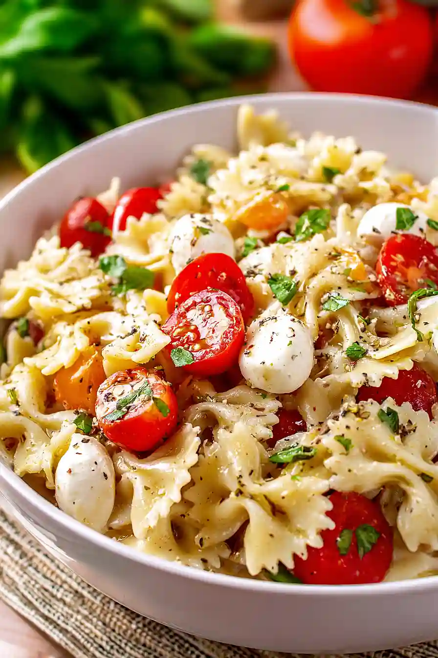 Best Caprese Pasta Salad