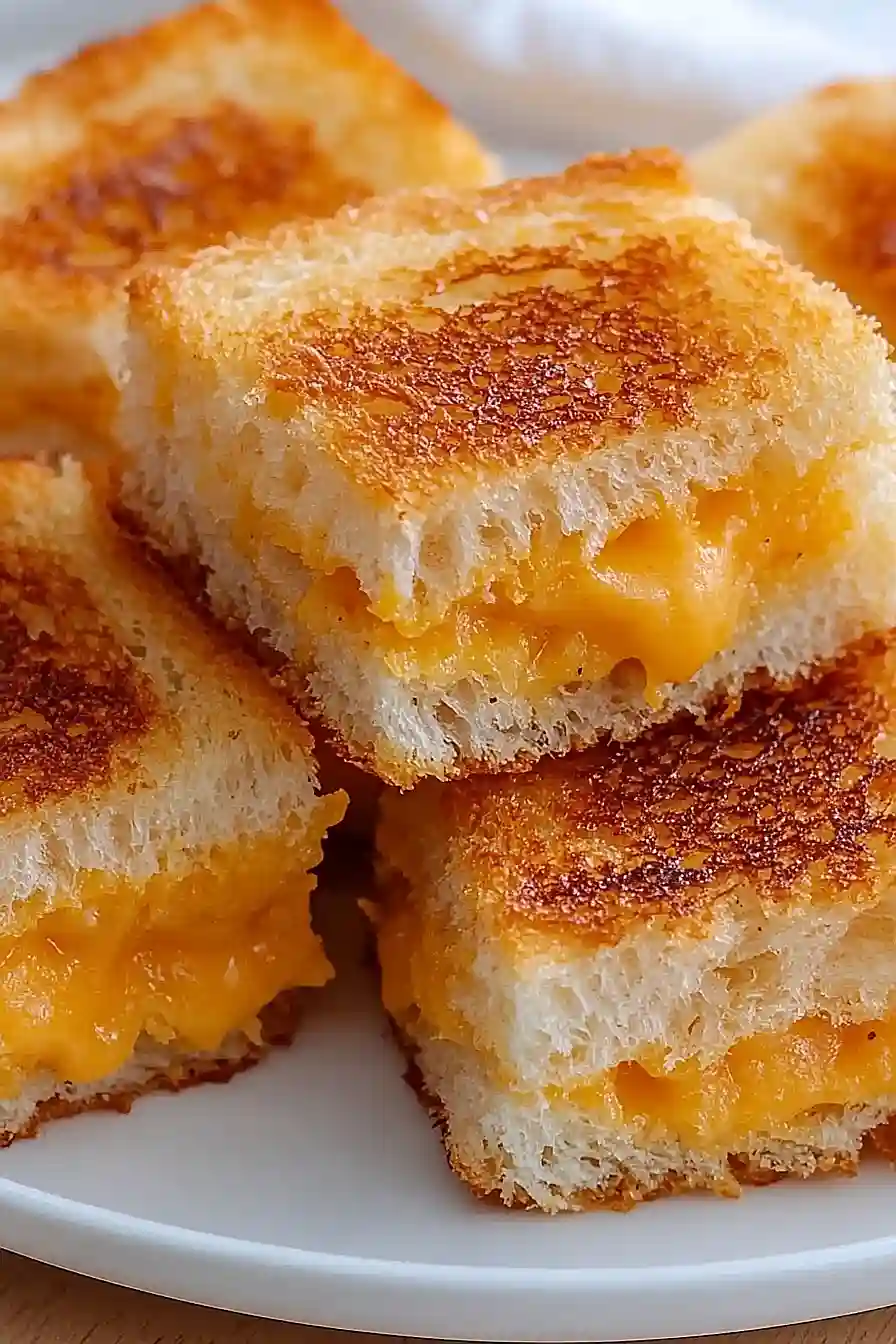 grilled cheese croutons