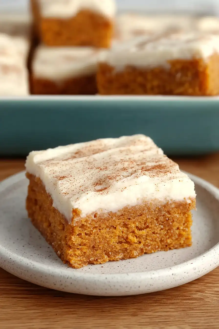 gluten free pumpkin bars