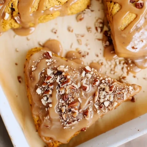 maple pecan pumpkin scones