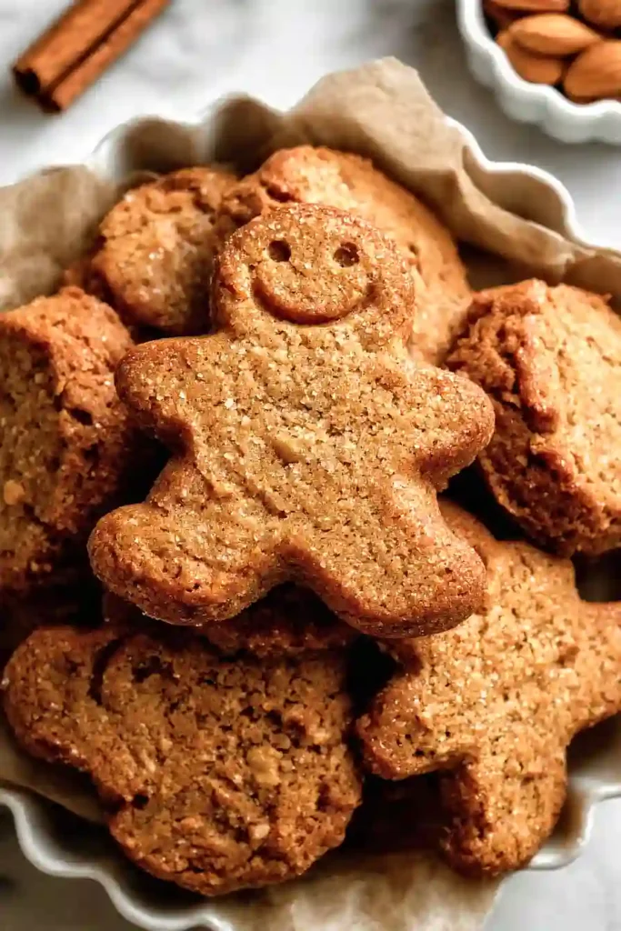 almond flour gingerbread cookies