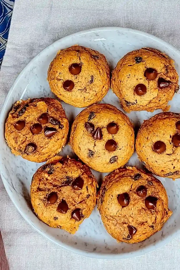 chocolate chip pumpkin cookies with spice cake mix