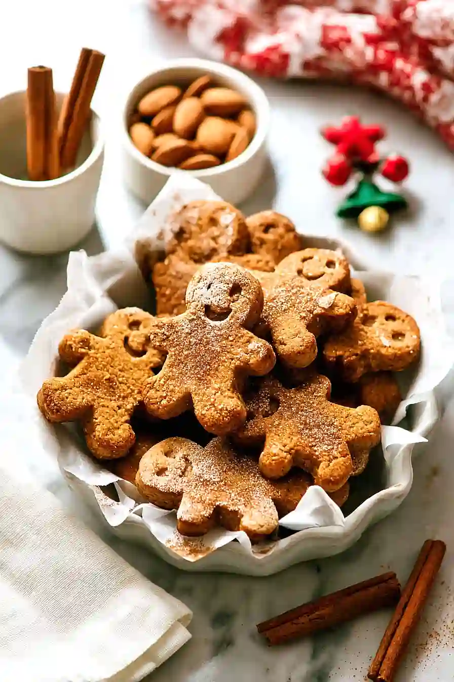 almond flour gingerbread cookies