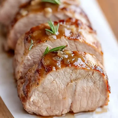 applesauce pork tenderloin