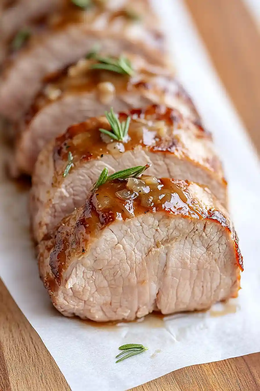 applesauce pork tenderloin 