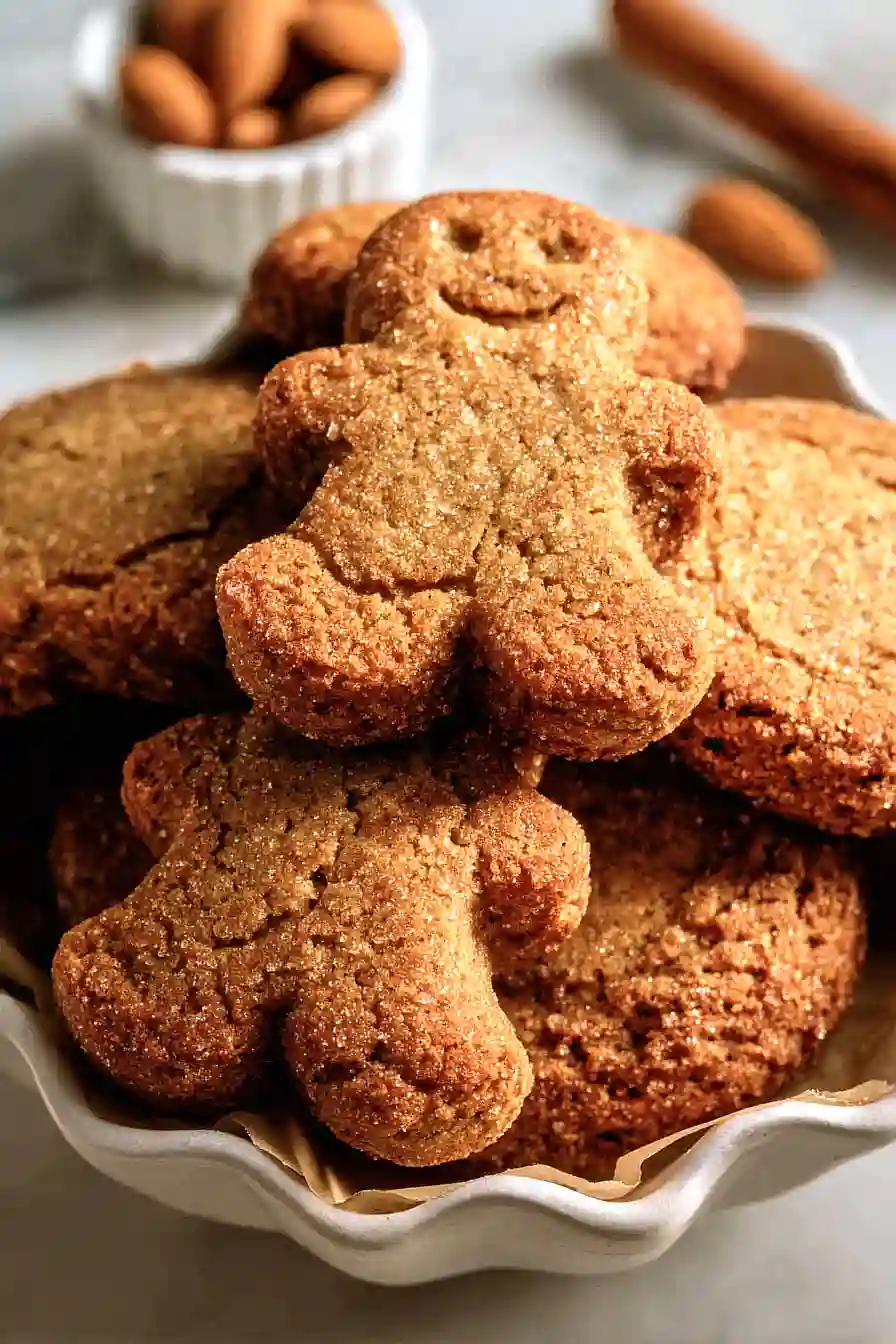 almond flour gingerbread cookies