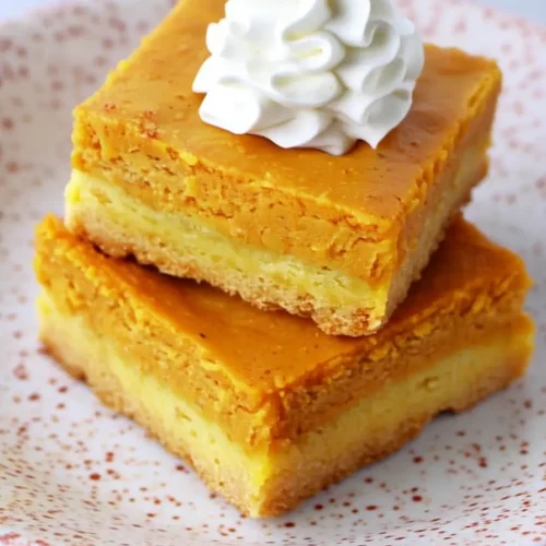 cake mix pumpkin bars