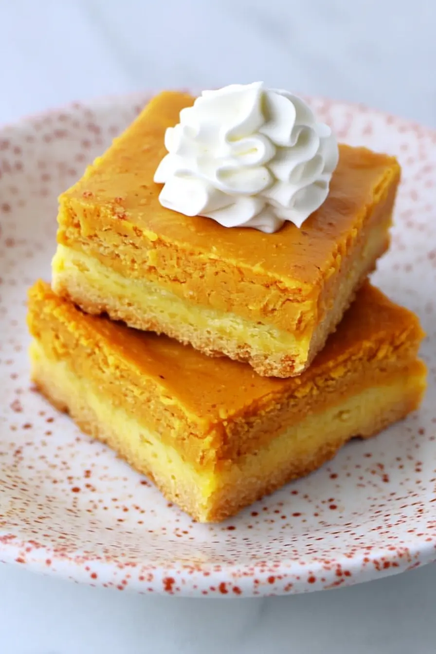 cake mix pumpkin bars