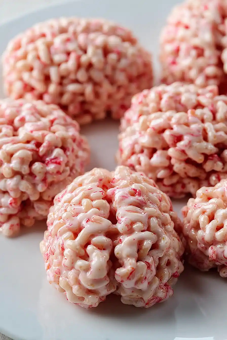 Marshmallow Rice Krispies Halloween Brains