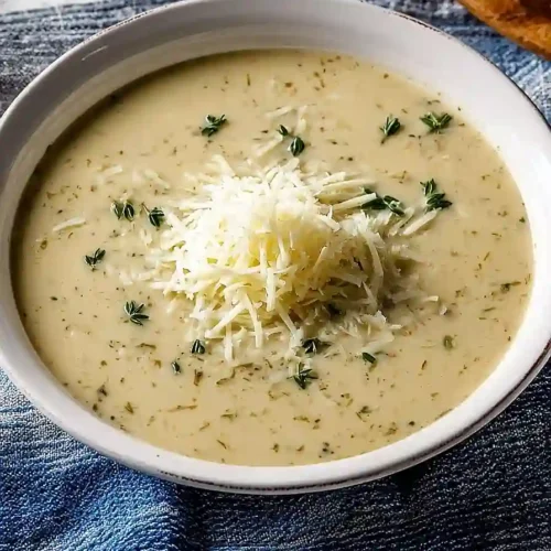 keto garlic soup