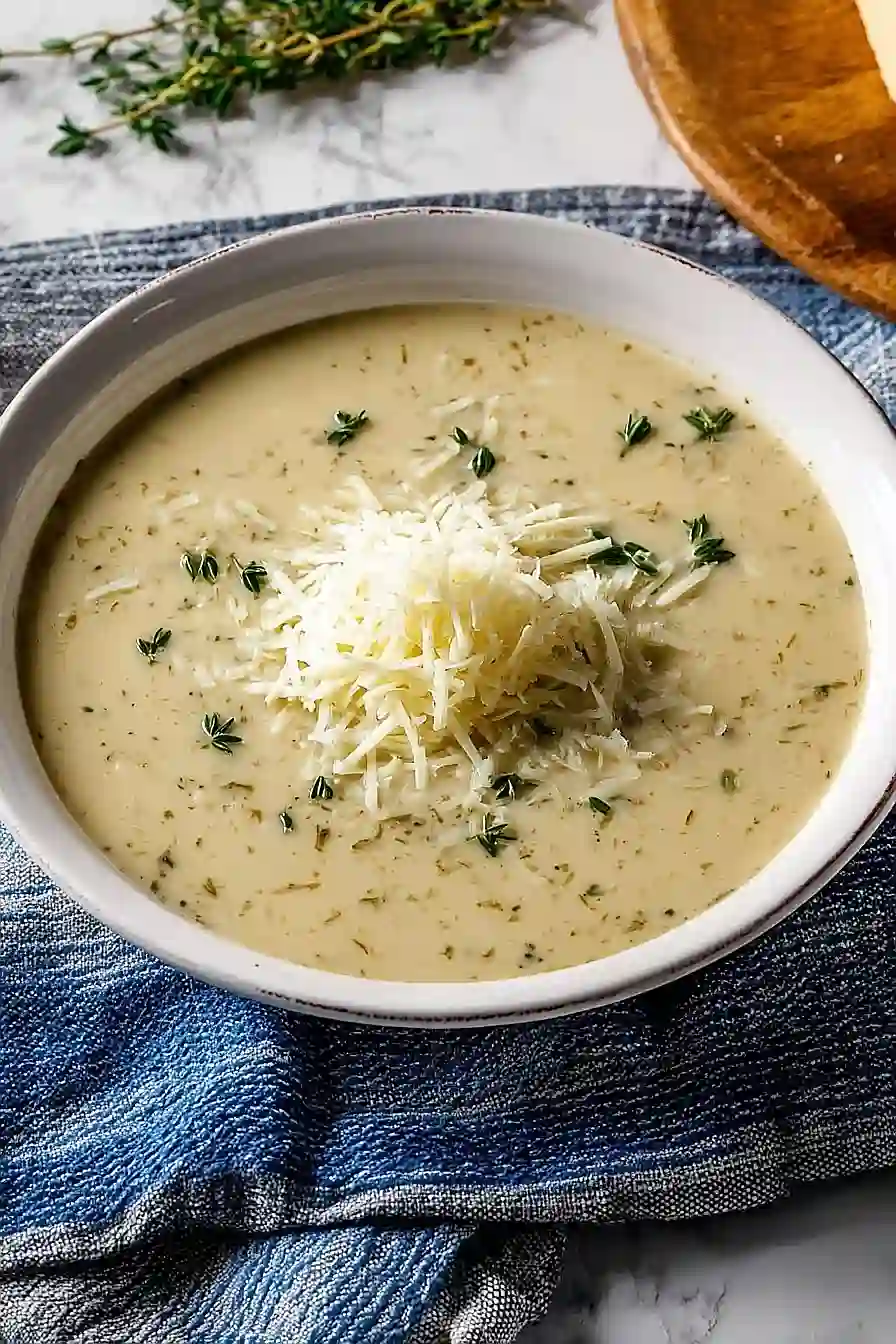 keto garlic soup