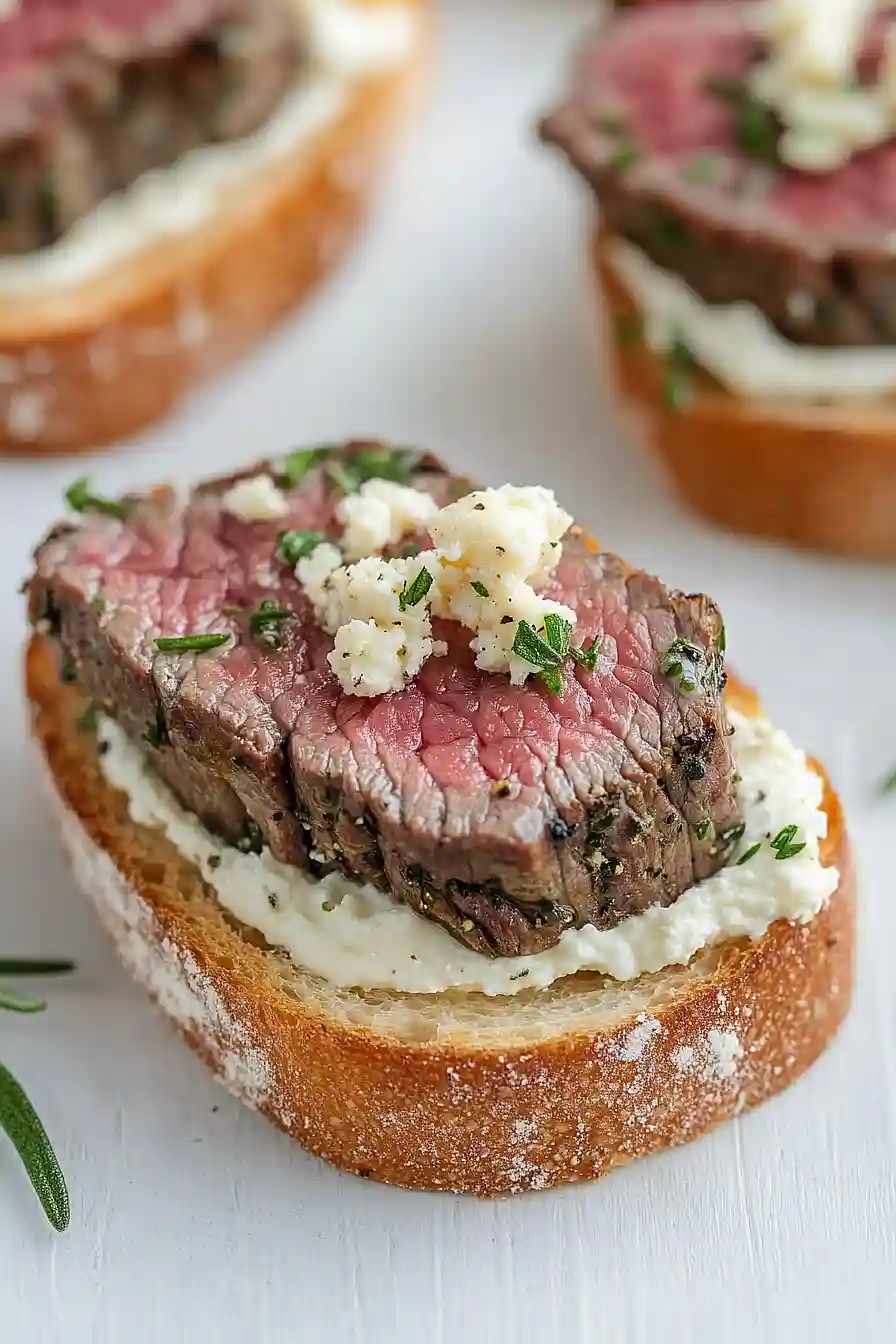 filet mignon crostini