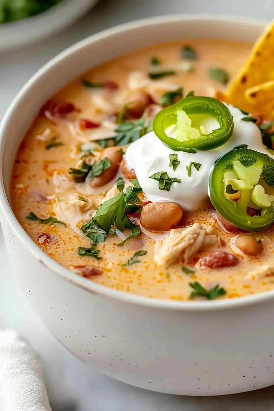 cream cheese white chicken chili
