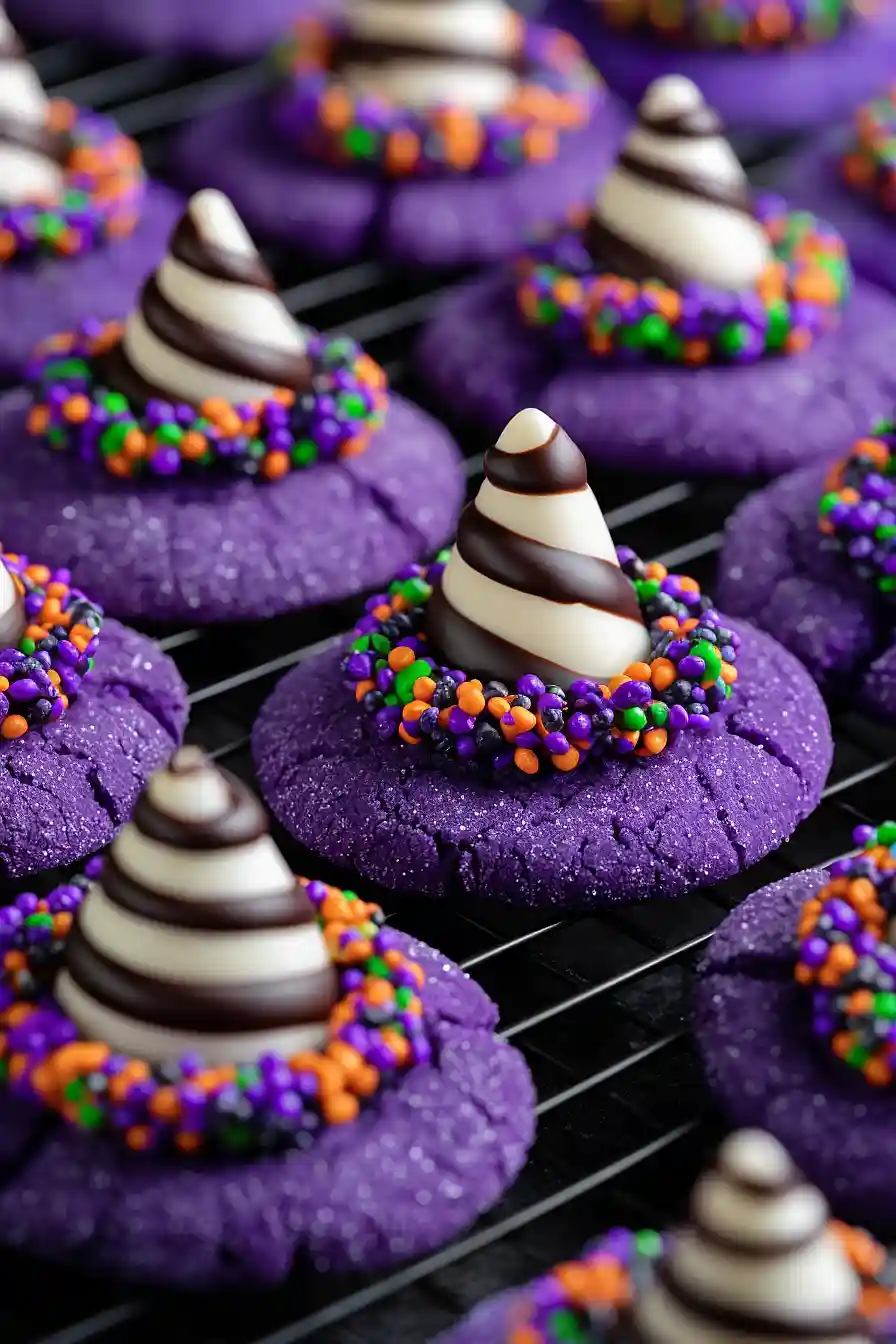 Witch Hat Halloween Cookies