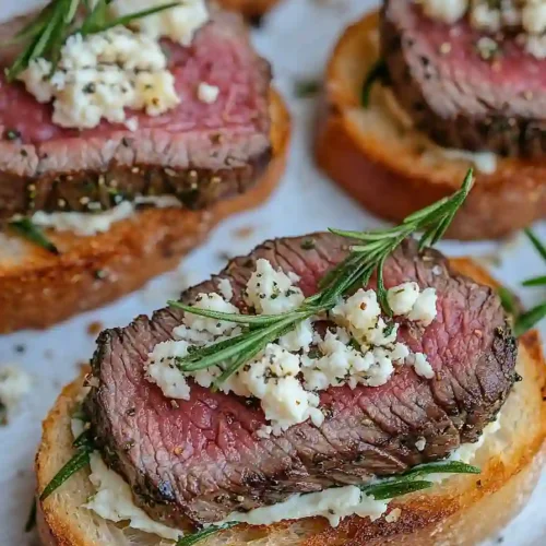 filet mignon crostini
