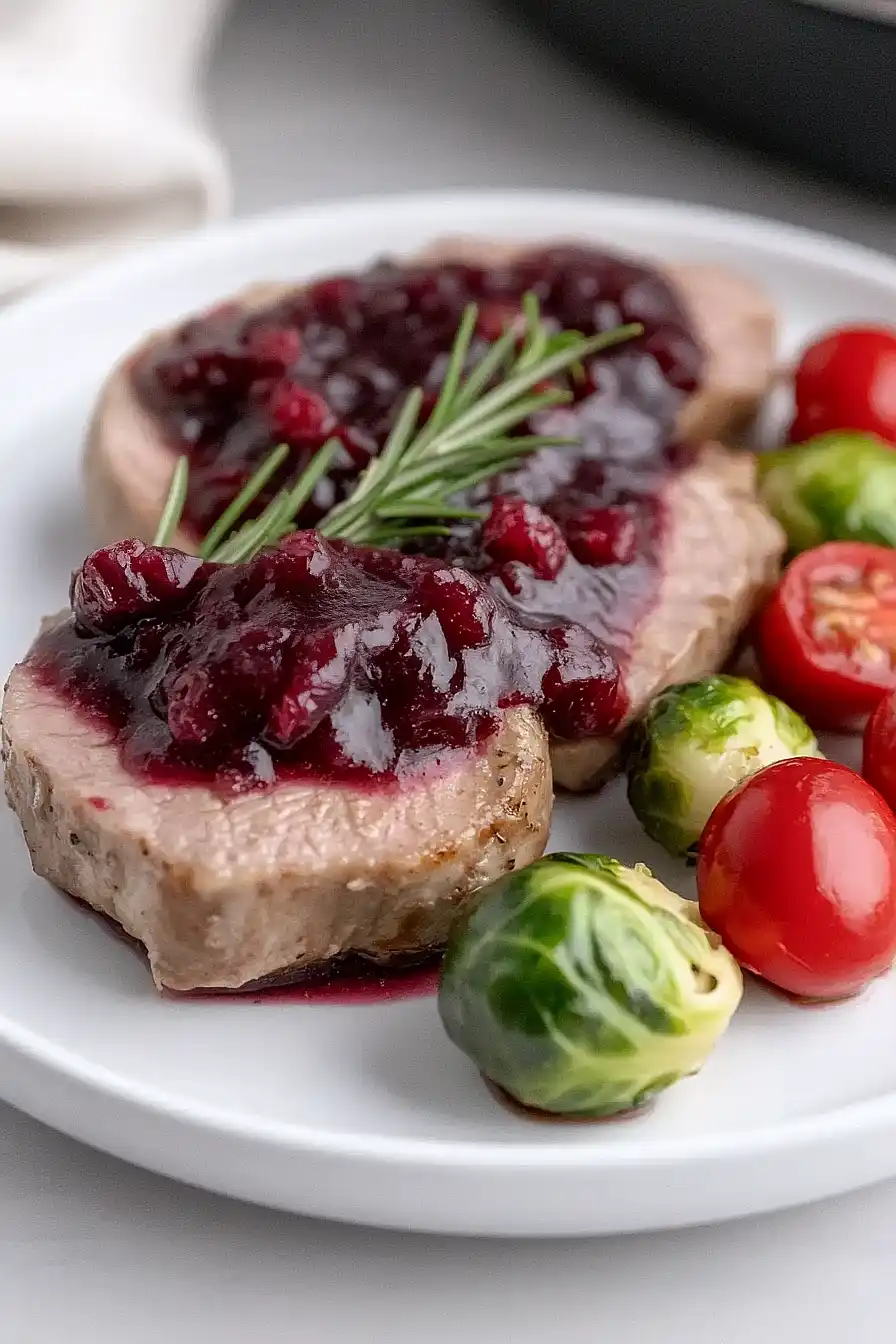 pork tenderloin with cranberry sauce