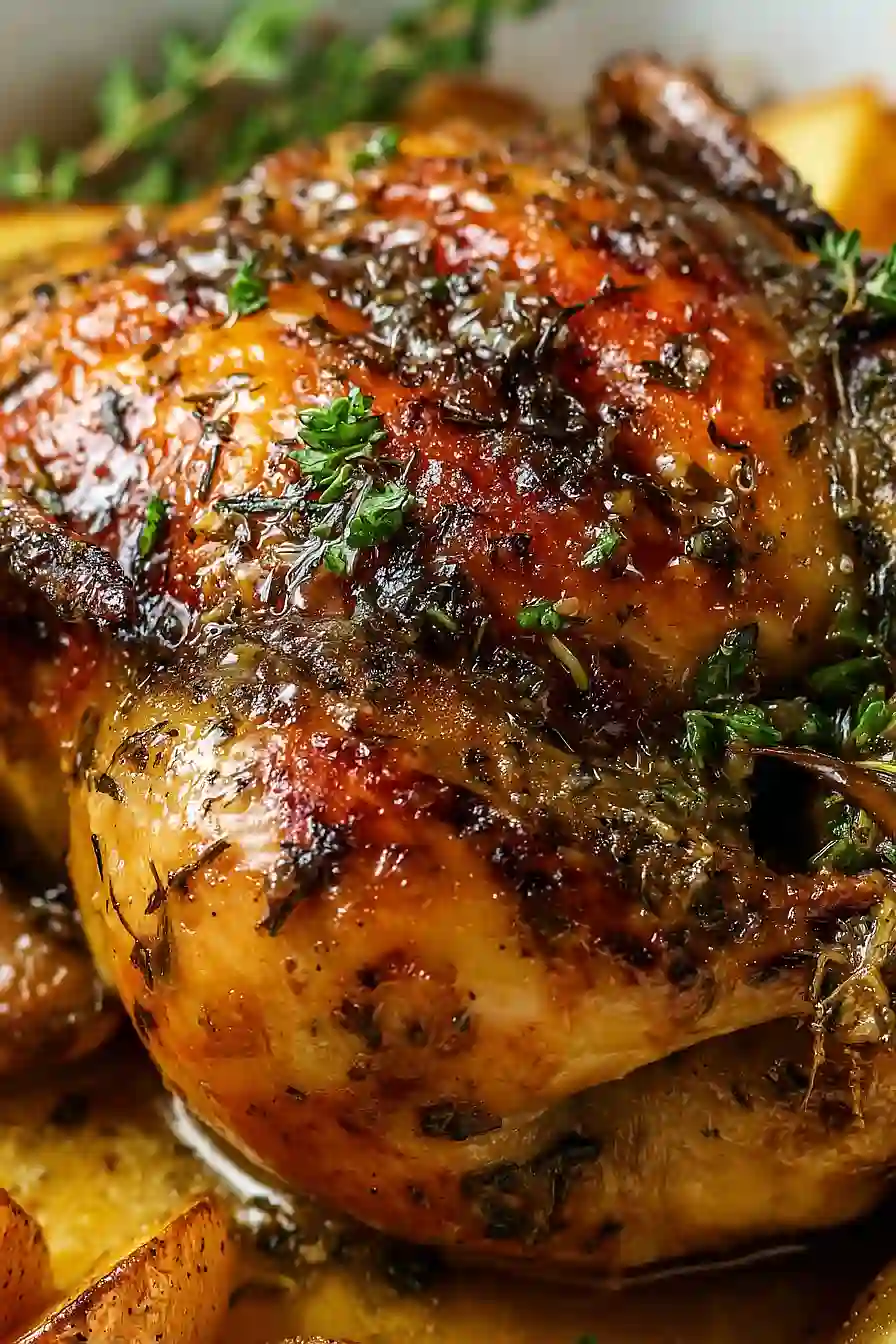 Cider Maple Oven Roasted Cornish Hen
