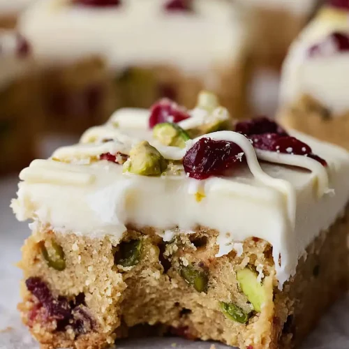 cranberry pistachio bliss bars