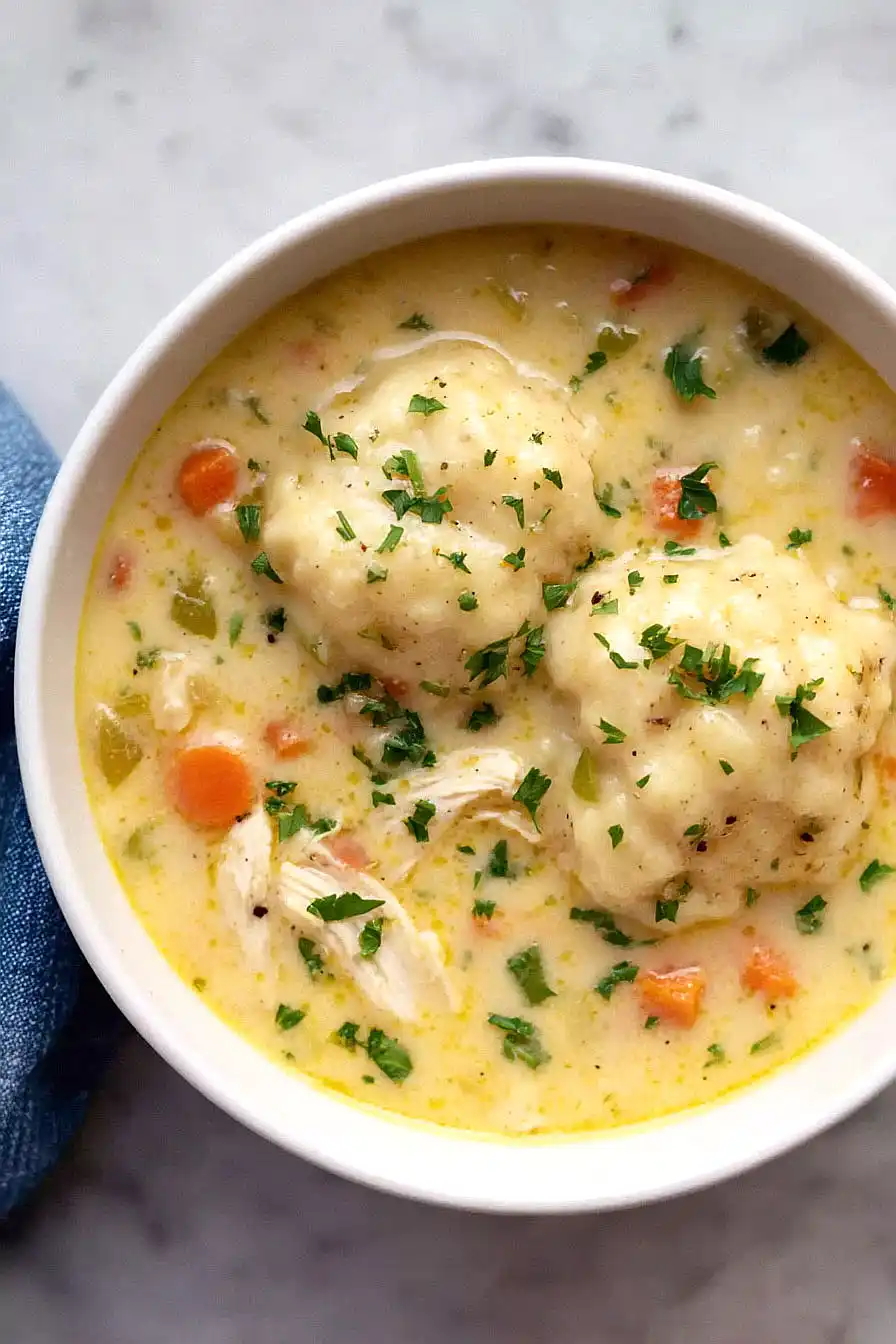 chicken and dumplings with cream of chicken