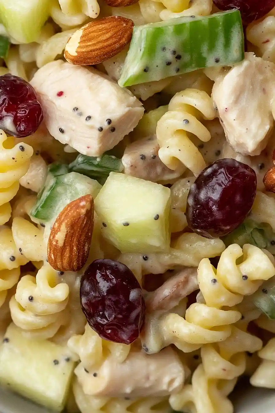 cranberry chicken pasta salad