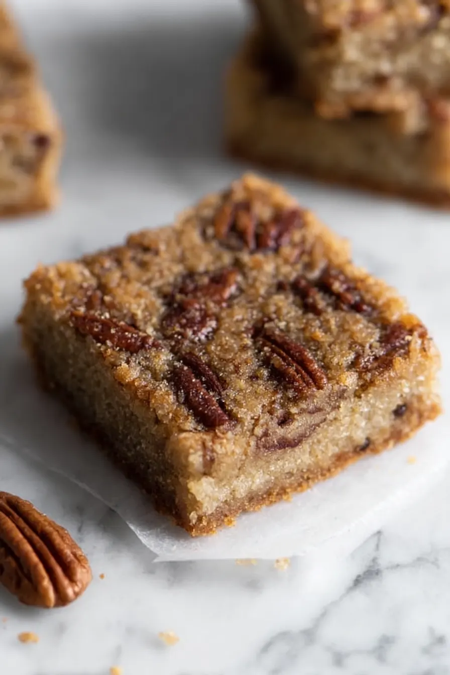 pecan pie bars for two