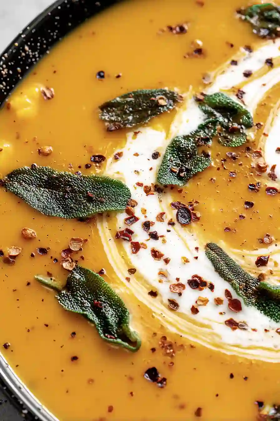 roasted butternut squash and carrot soup