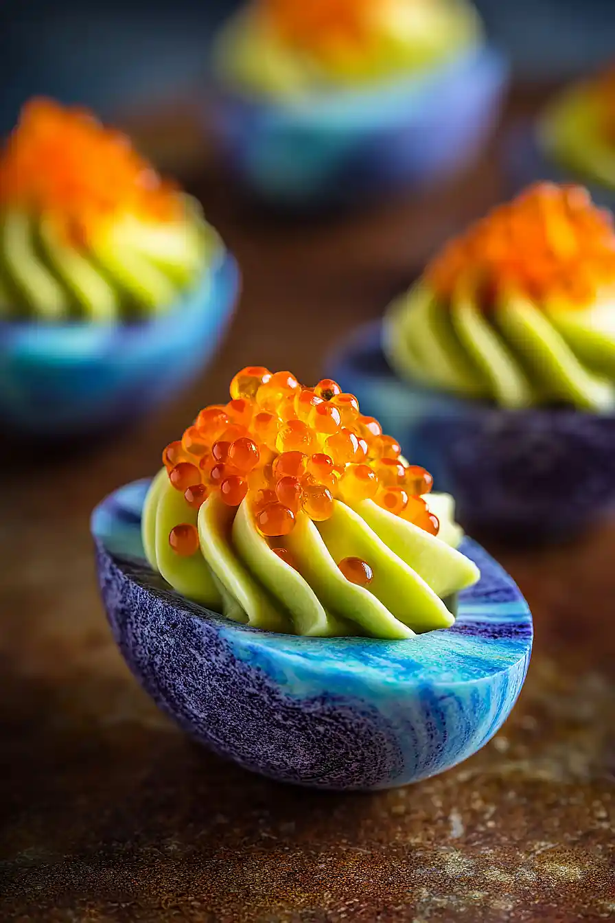 halloween deviled eggs