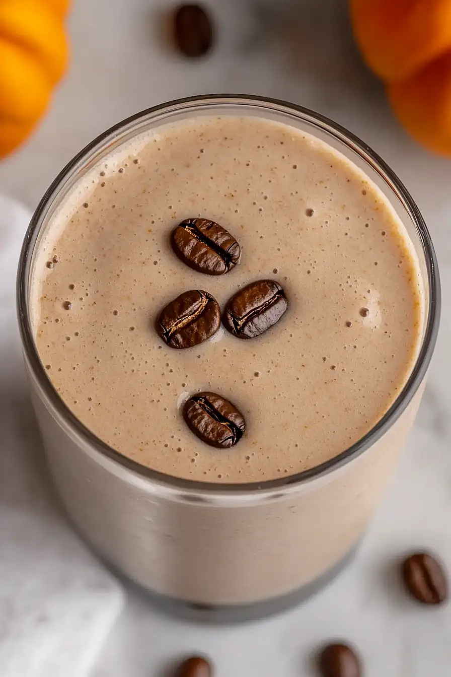 pumpkin coffee milkshake