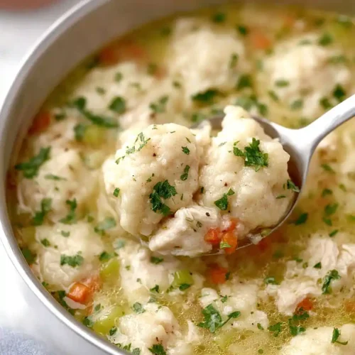 chicken and dumplings with vegetables