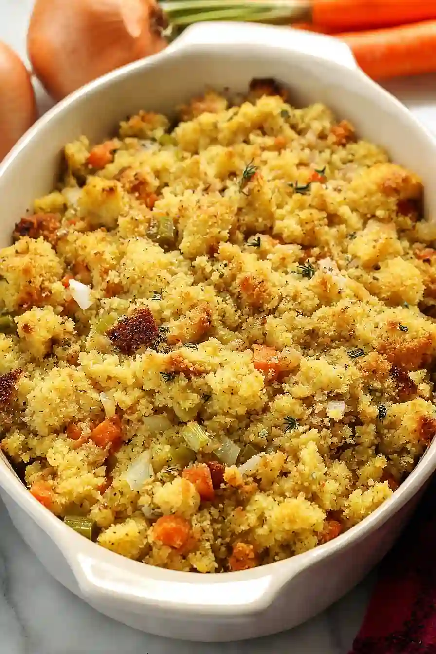 cornbread stuffing for two