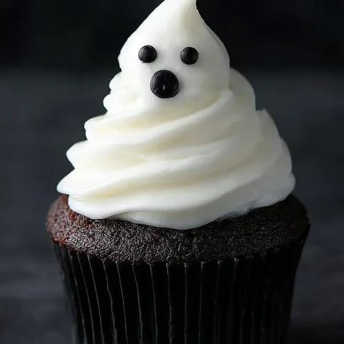 halloween ghost cupcakes