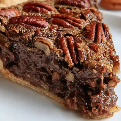 chocolate pecan pie with condensed milk
