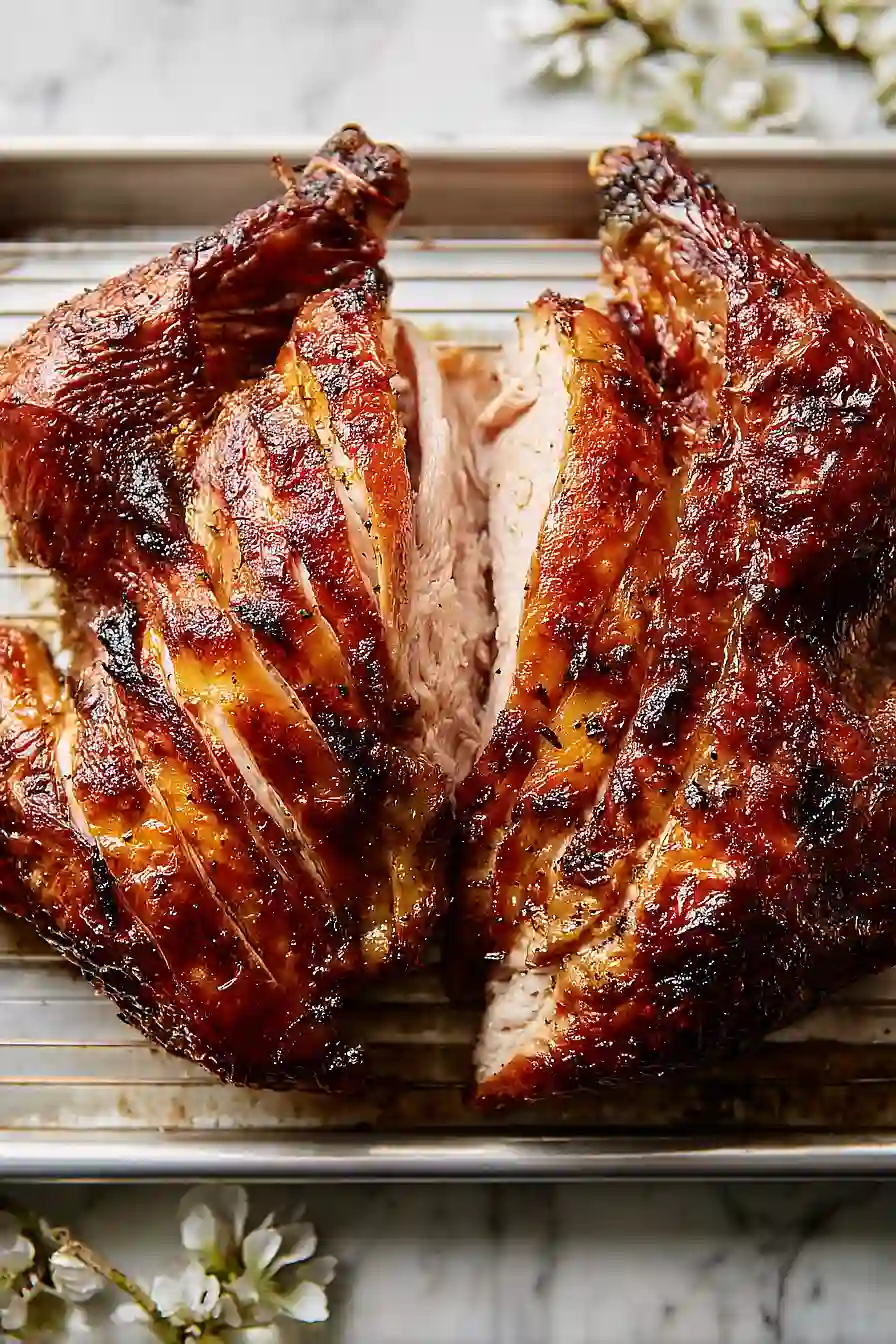 Crispy Spatchcock Roasted Turkey - theamazingfood