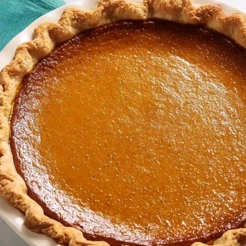fresh pumpkin pie