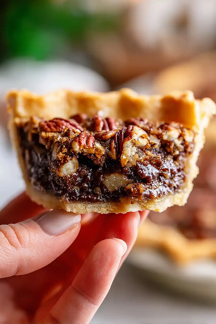 millionaire's chocolate pecan pie